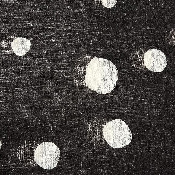 Nally & Millie Polka Dot Lightweight Sweater Women’s XL Black Sheer - Picture 5 of 14